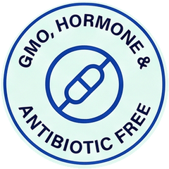 GMO, hormone and antibiotic free