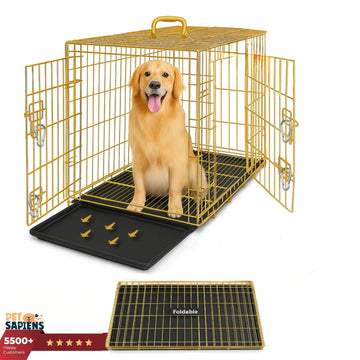 Foldable & Portable Cage - PETSAPIENS