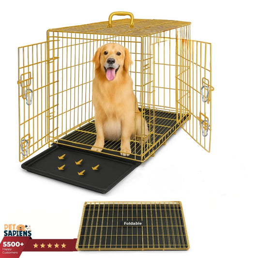Foldable & Portable Cage - PETSAPIENS