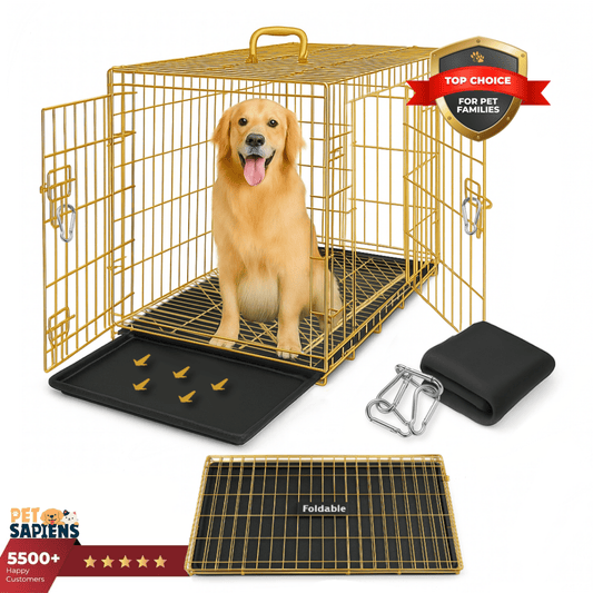 Foldable & Portable Cage - PETSAPIENS