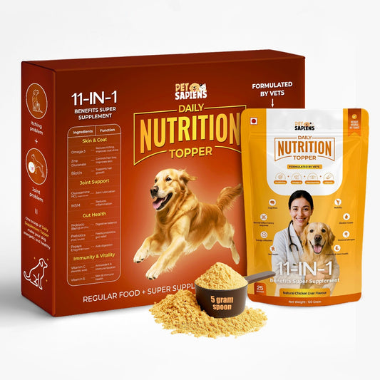 Pet Supplement for Daily Nutrition Topper & Multivitamin - PETSAPIENS