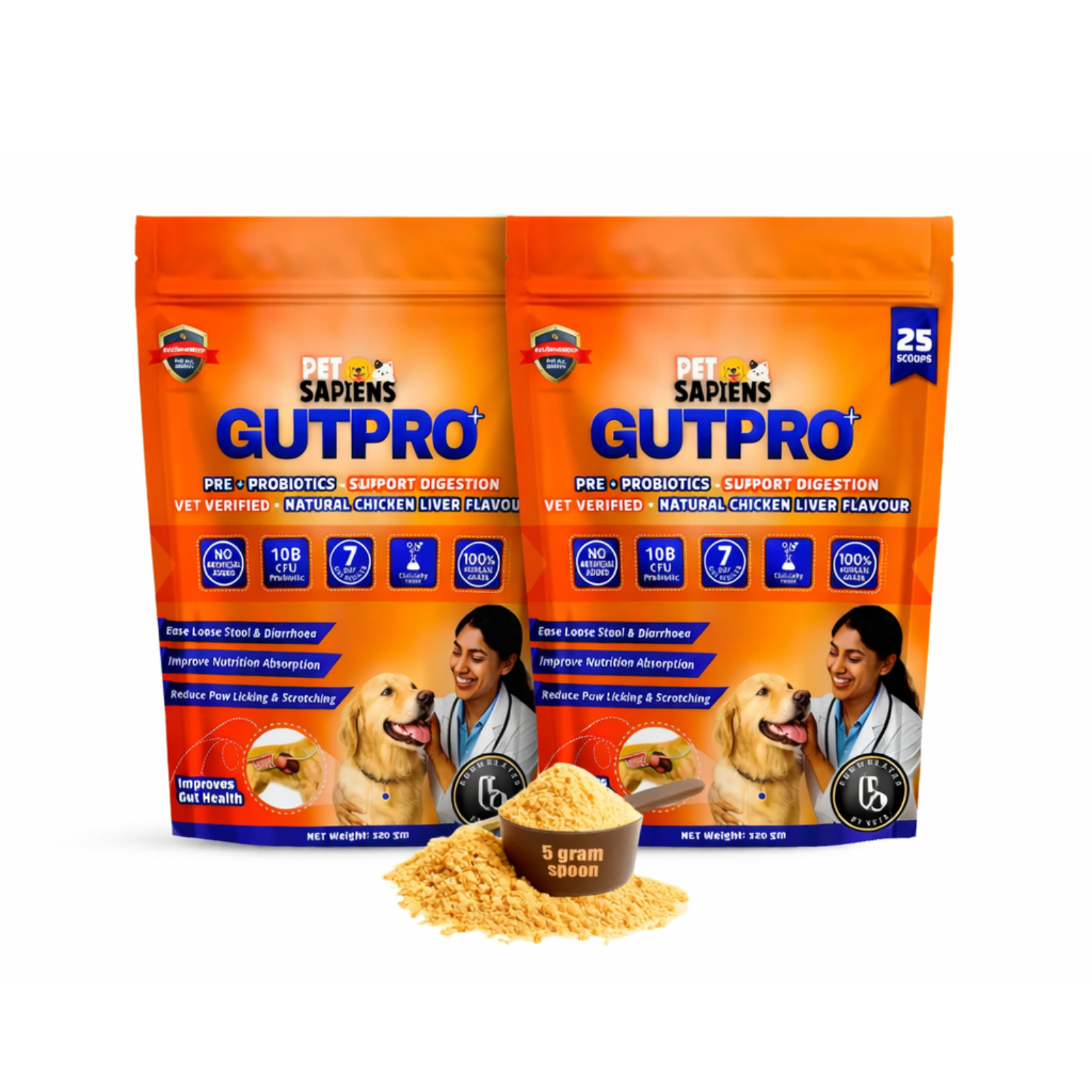 Pre + Probiotics Formulated for Dog Gut Health - PETSAPIENS